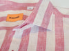 Harold Red Awning Striped Linen Shirt