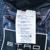 Etro Grey Check Wool Cotton Blazer