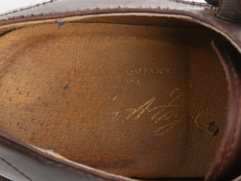 Frye Dark Brown Double Monk Strap Shoes