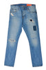 Jean Shop Distressed Blue Selvedge Mick Jeans