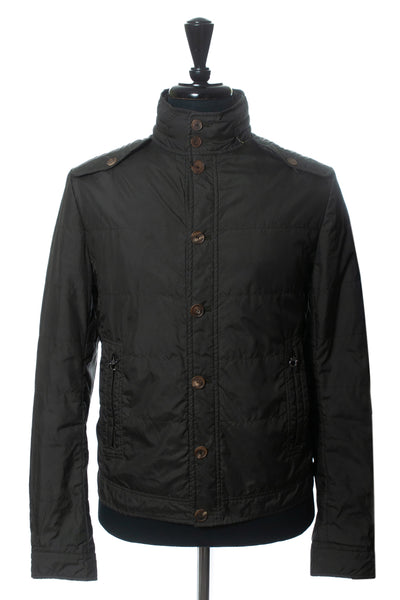 Salvatore Ferragamo Dark Green Nylon Jacket