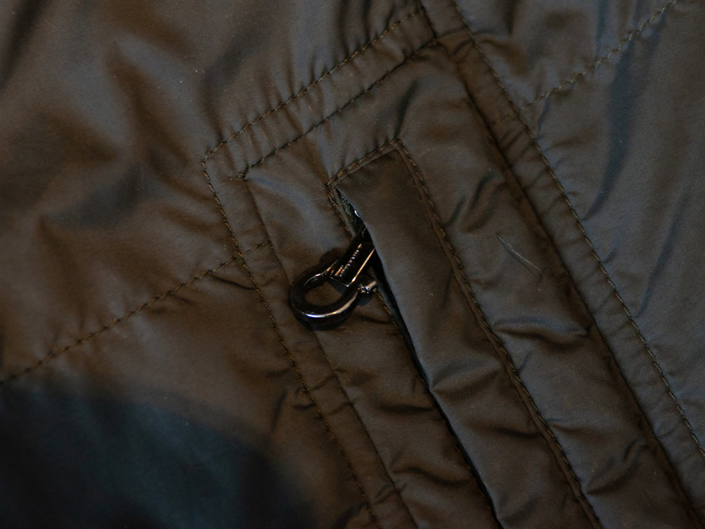 Salvatore Ferragamo Dark Green Nylon Jacket