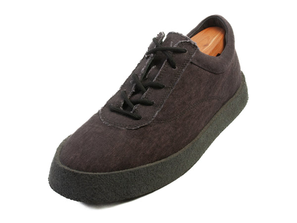 Yeezy NIB Graphite Washed Canvas Crepe Sneaker