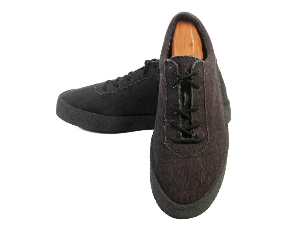 Yeezy NIB Graphite Washed Canvas Crepe Sneaker