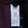 Emporio Armani Burgundy Cashmere Blend M-Line Overcoat