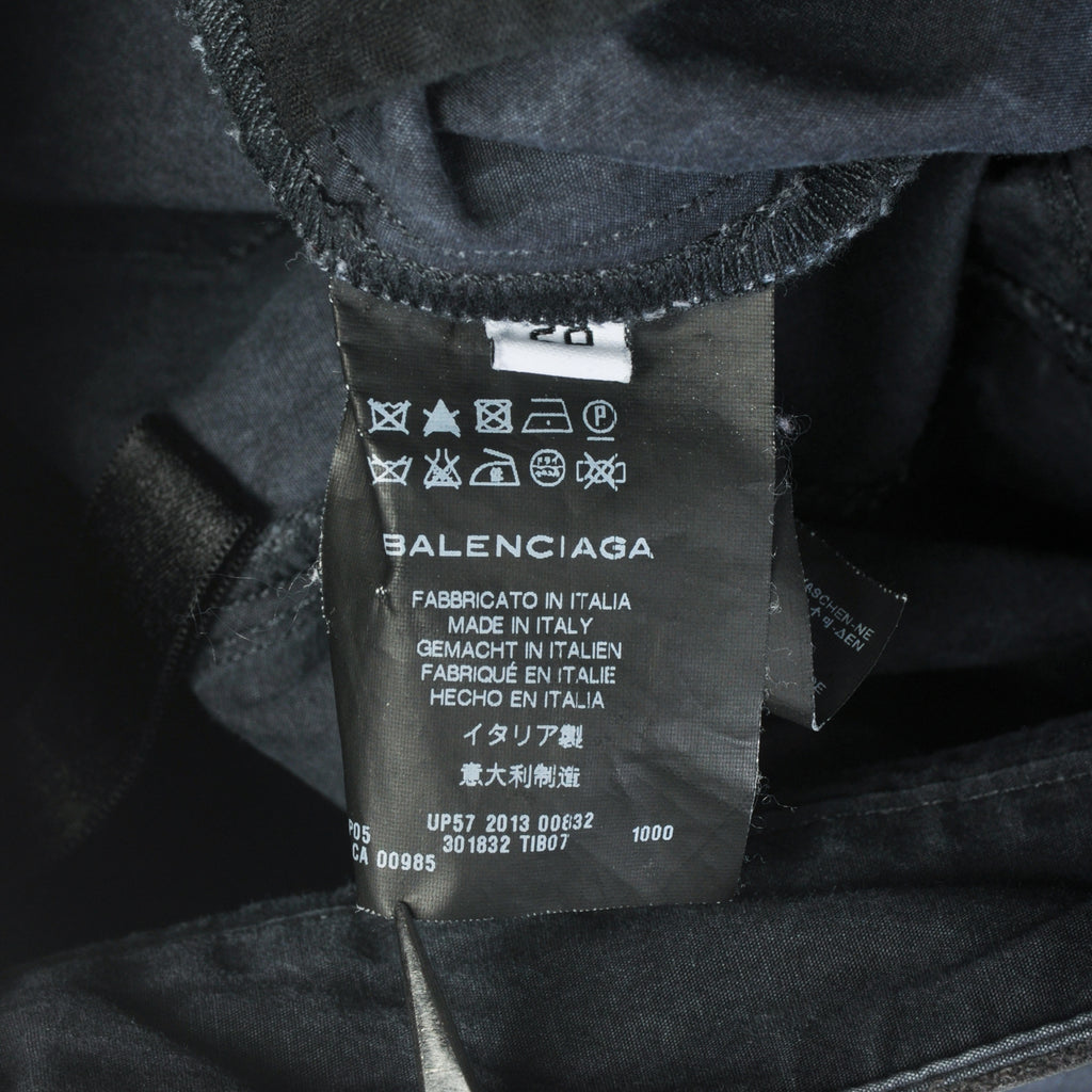 Balenciaga Stone Washed Blue 5-Pocket Pants