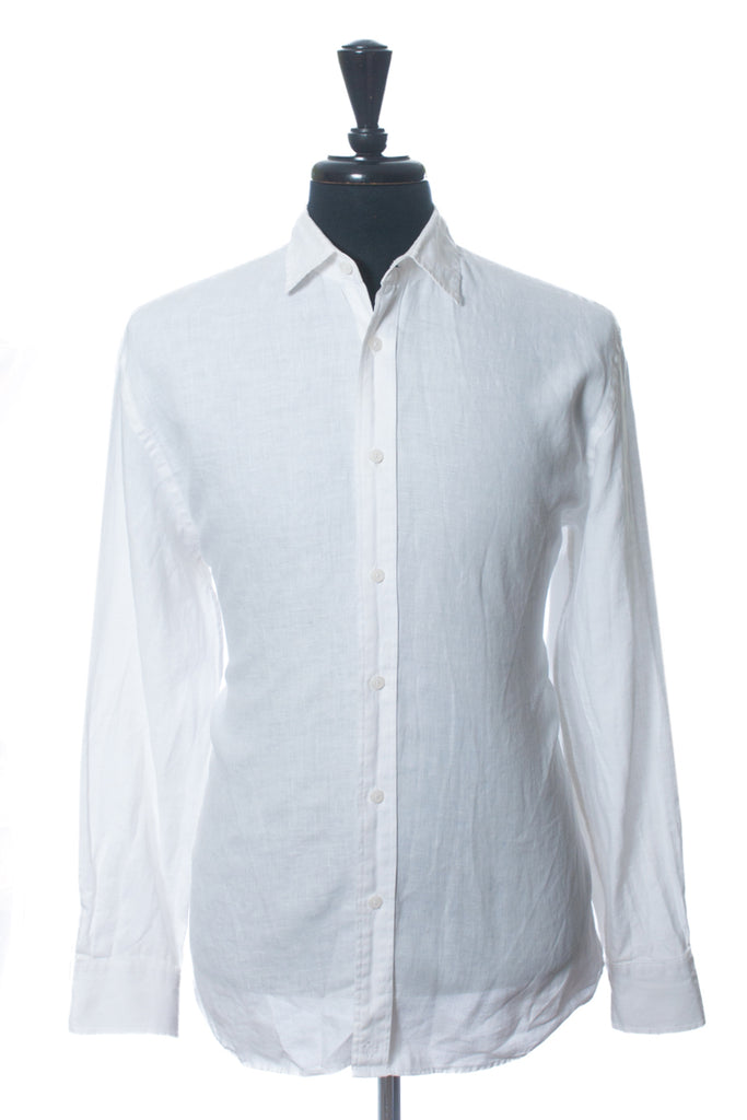 Jaeger White Linen Shirt