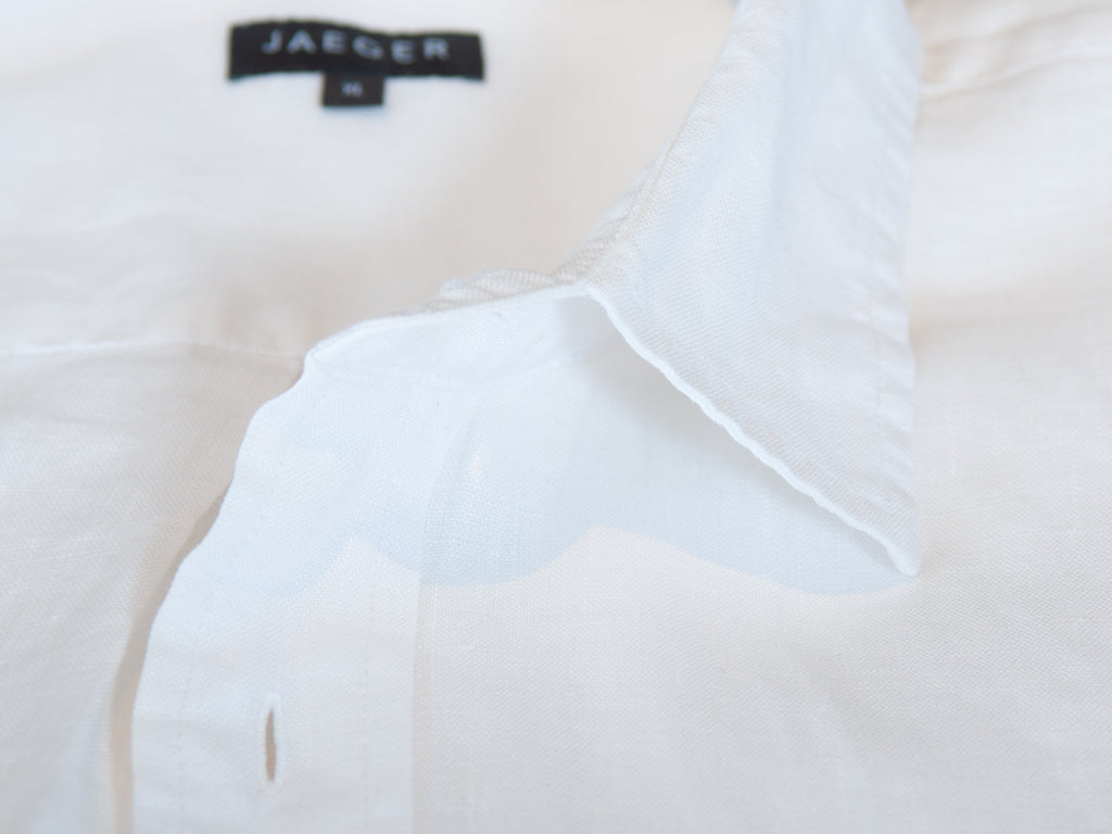 Jaeger White Linen Shirt