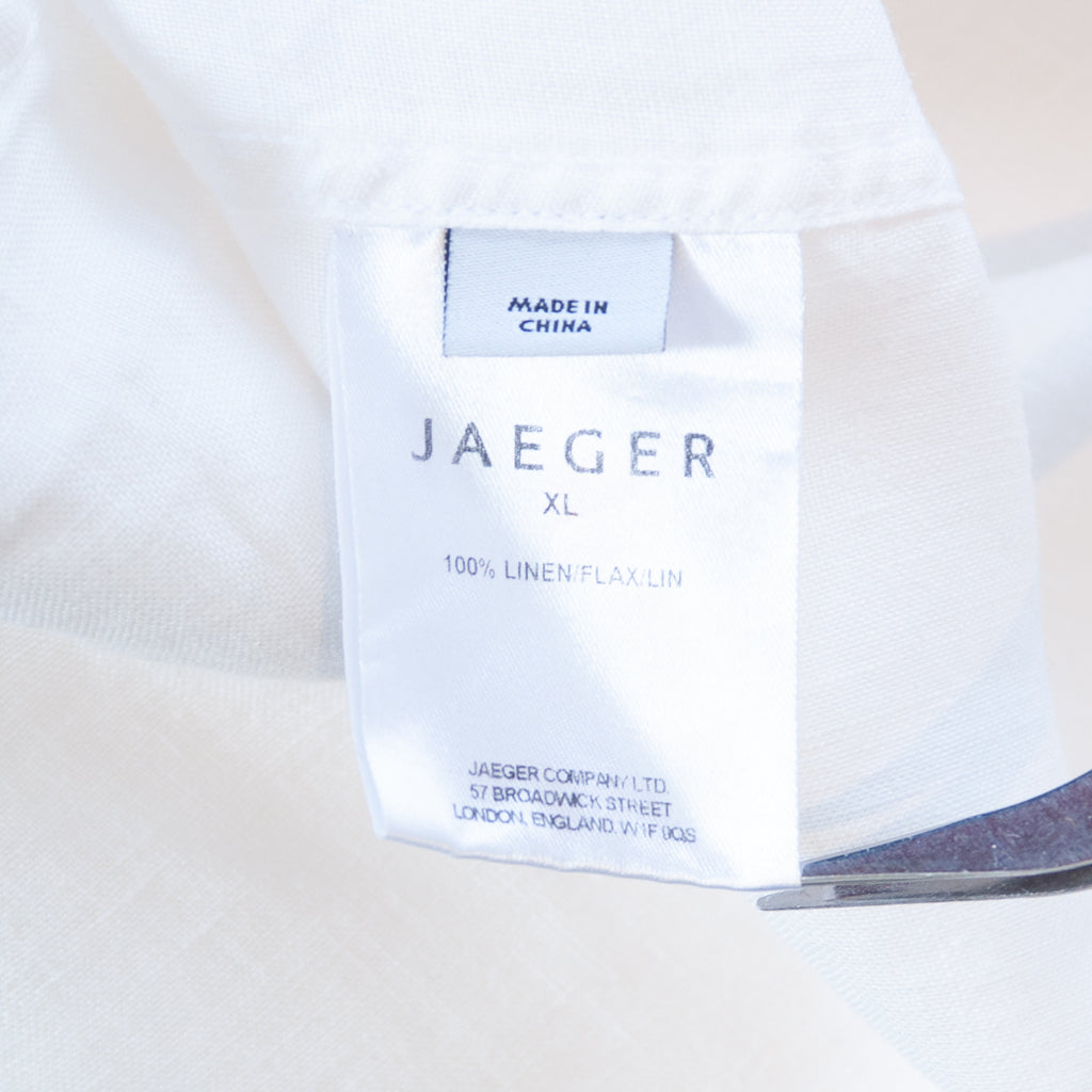 Jaeger White Linen Shirt
