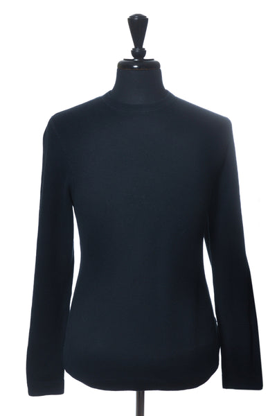 NN07 Navy Blue Hubert Waffle Knit Crew Neck Sweater