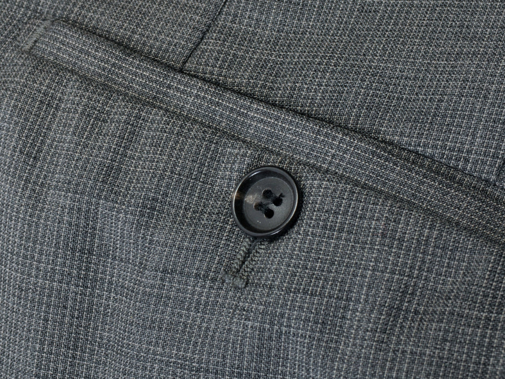 Hugo Boss Grey Microcheck James Brown Pants