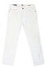 ZZegna Ivory White Slim Fit Jeans