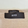 Hugo Boss Oatmeal Brown Slim Fit Merino V-Neck Sweater