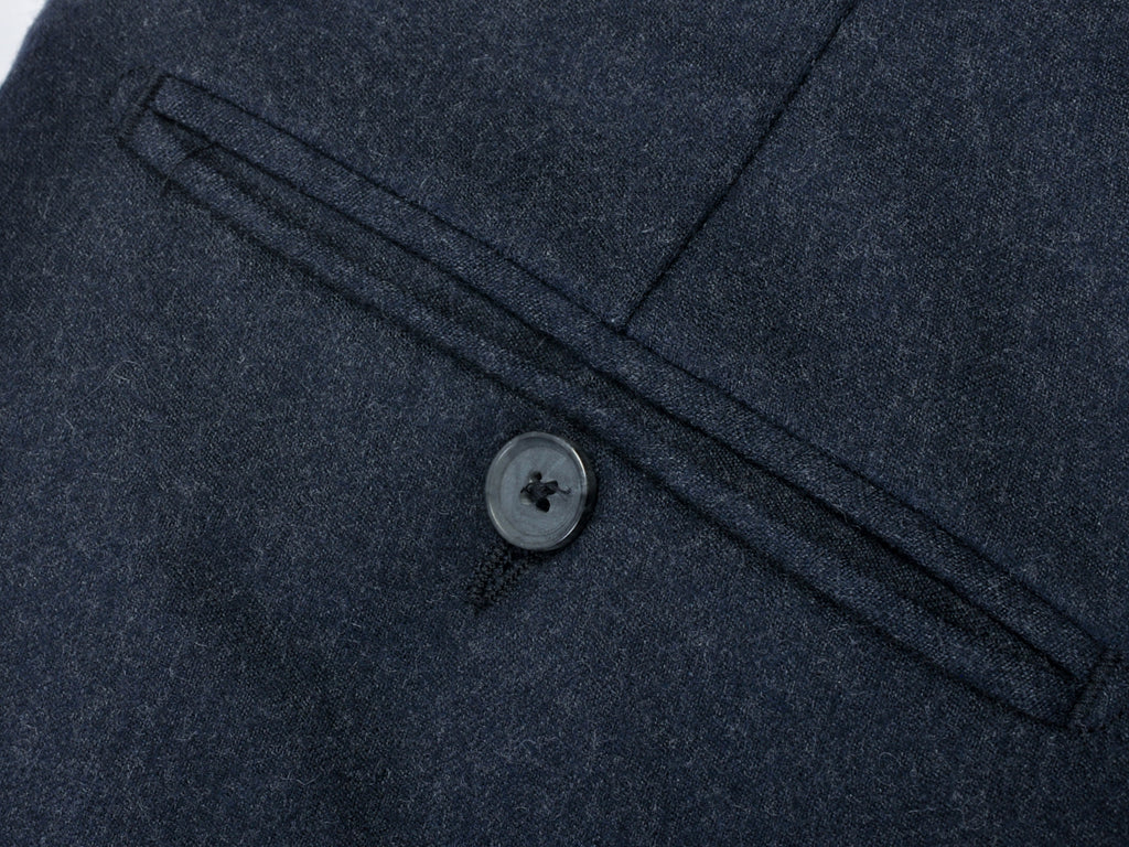 J.Lindeberg Blue Brushed Flannel Slim Fit Paulie Pants