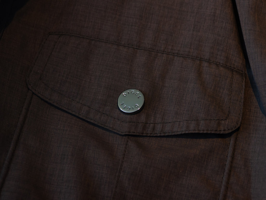 Digel Grey Dickinson Windbreaker Field Jacket