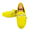 Swims Bold Yellow Woven Loafers