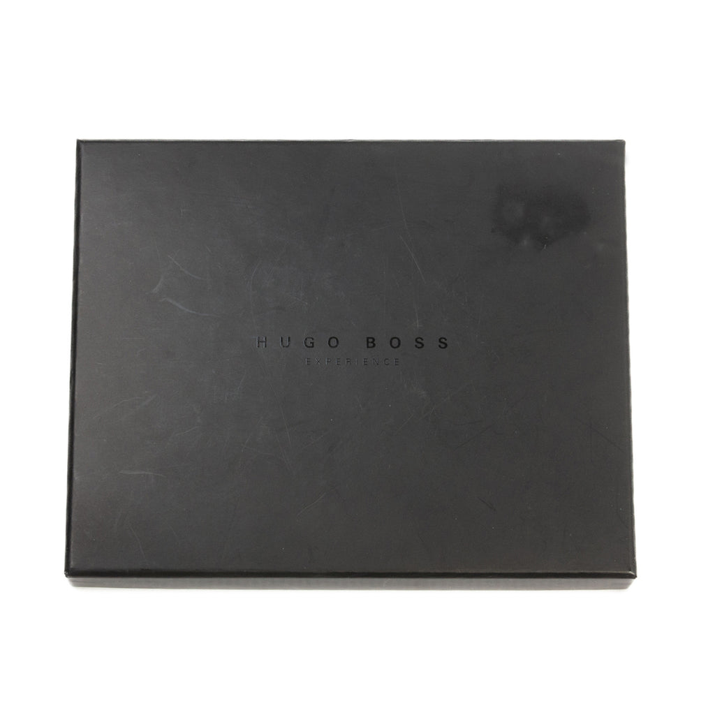 Hugo Boss Black Textured Canvas Luggage Tags