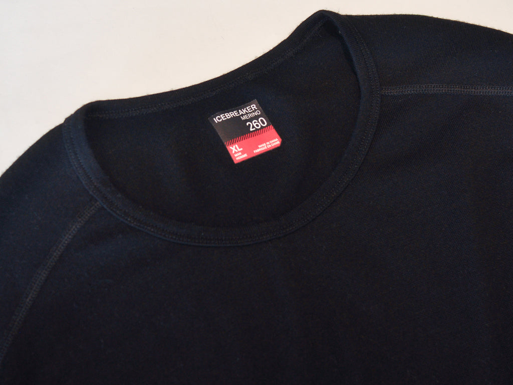 Icebreaker Black 260 Merino Pullover