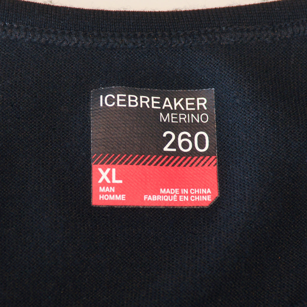 Icebreaker Black 260 Merino Pullover