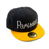 Maison Kitsune Golden Yellow and Navy Blue New Era Baseball Cap