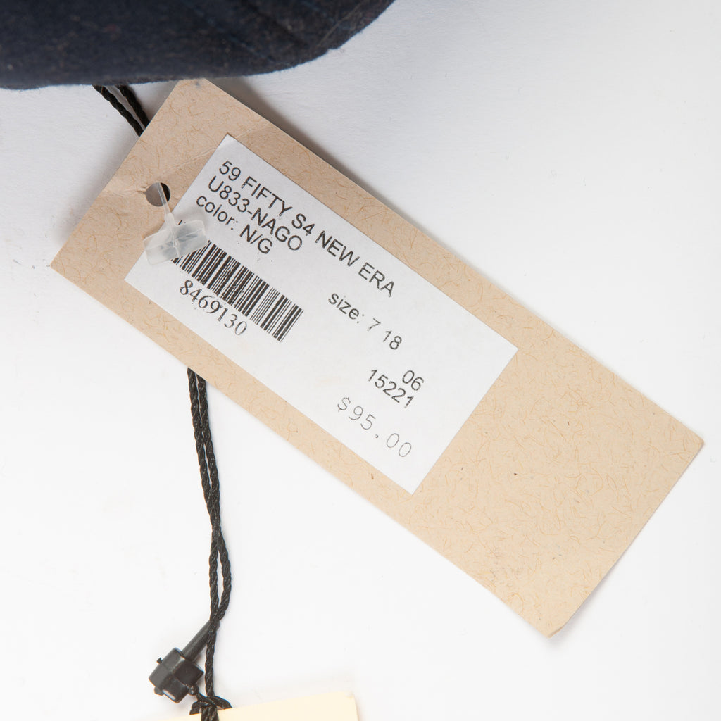 Maison Kitsune Golden Yellow and Navy Blue New Era Baseball Cap