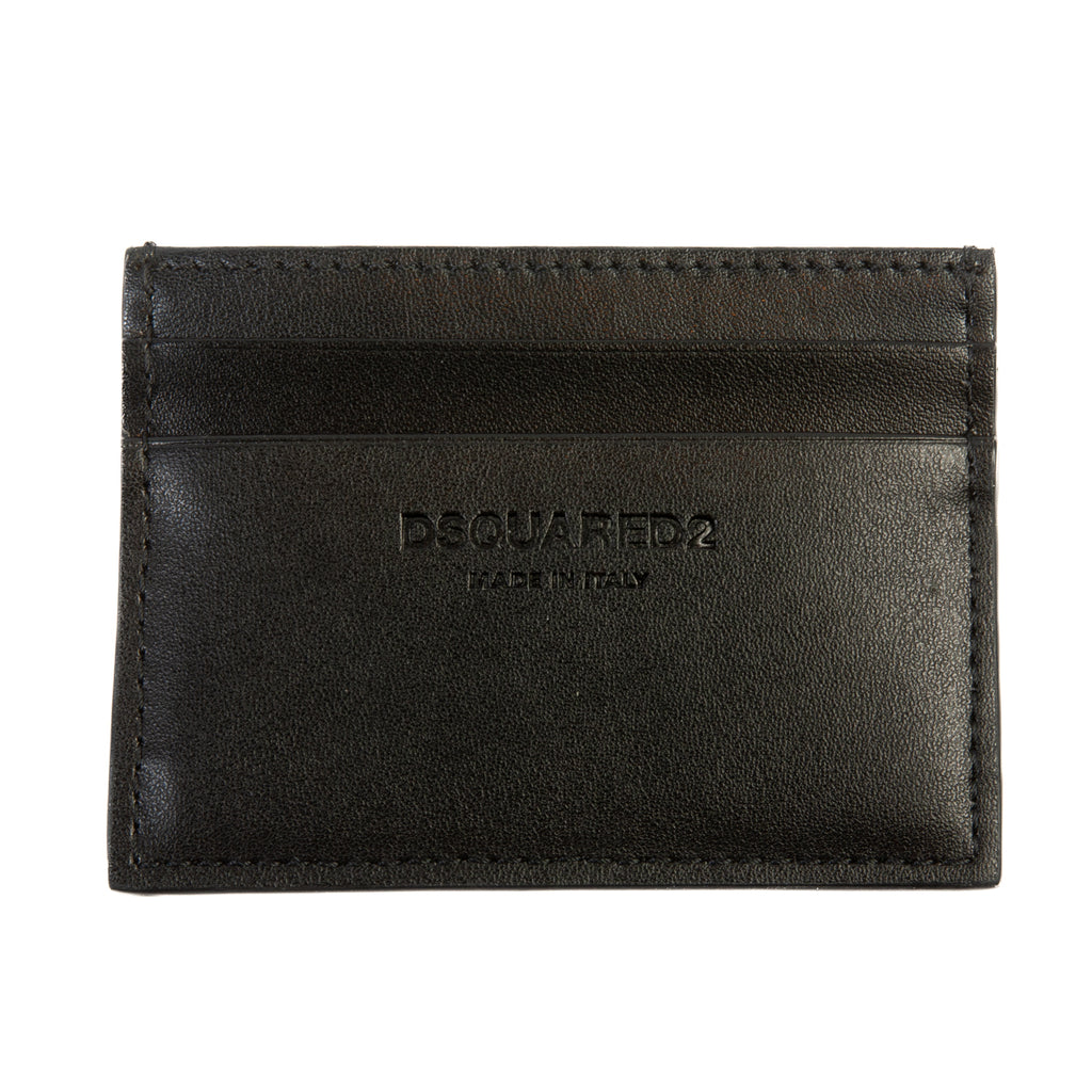 DSquared2 Black Ceresio9 Card Holder Wallet