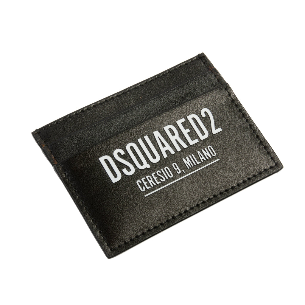 DSquared2 Black Ceresio9 Card Holder Wallet