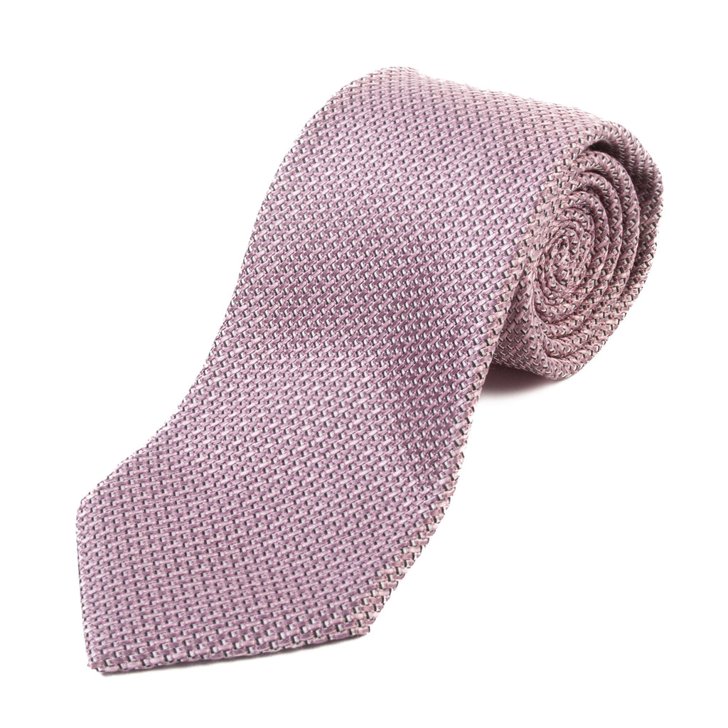 Tom Ford Pink Patterned Print Silk Tie