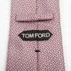 Tom Ford Pink Patterned Print Silk Tie