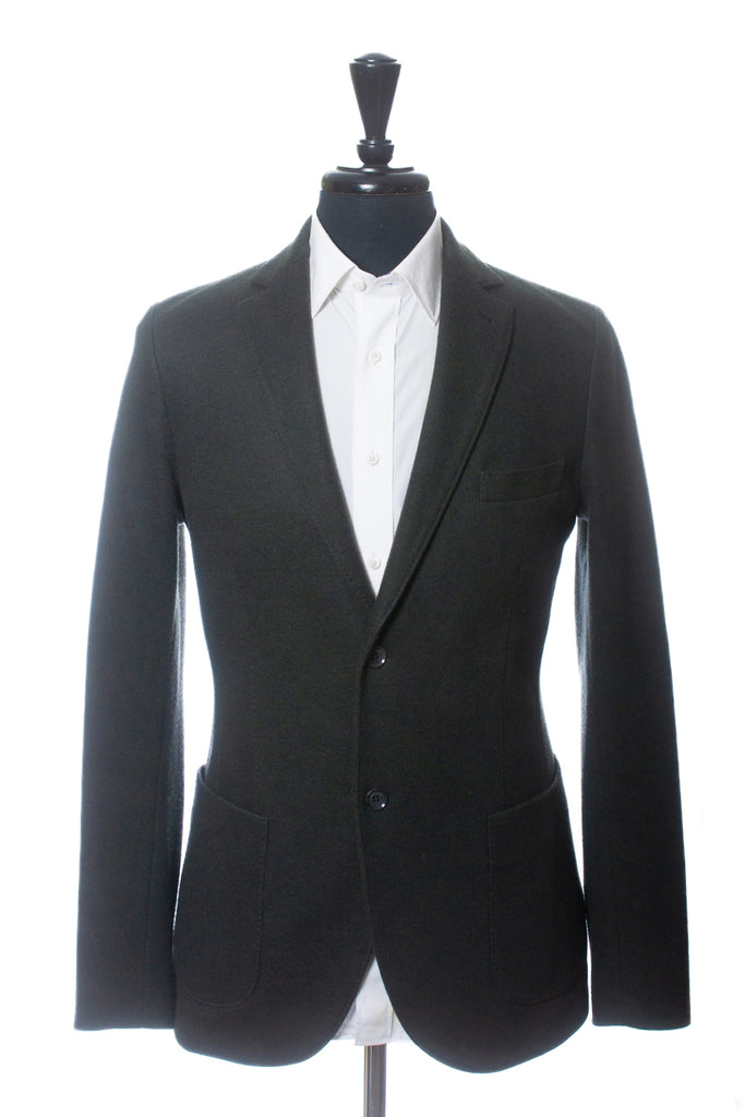 Loro Piana Forest Green Cashmere Blend Blazer