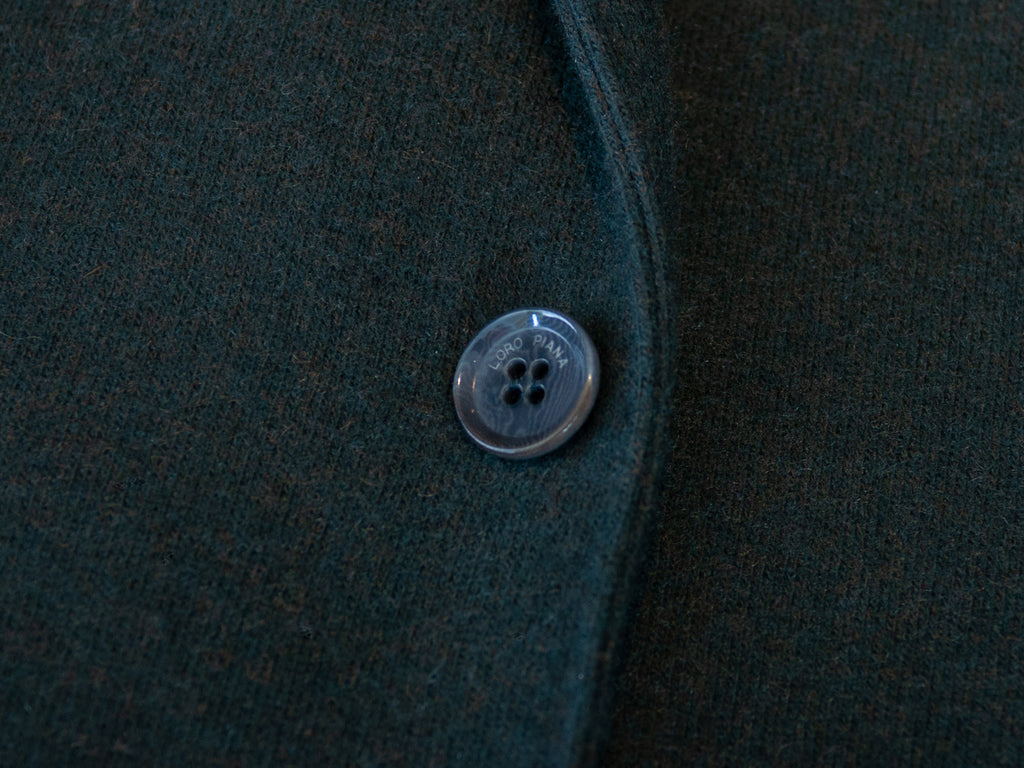 Loro Piana Forest Green Cashmere Blend Blazer