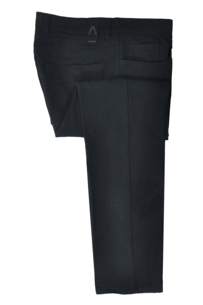 Alberto Charcoal Grey Pipe Ceramica Regular Slim Fit Pants