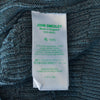John Smedley Green Cable Knit Full Zip Sweater