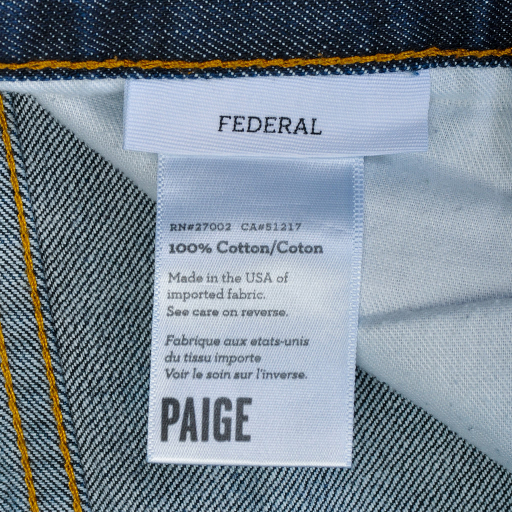 Paige Uncharted Blue Federal Jeans