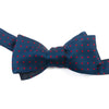 Holt Renfrew Red on Navy Blue Polka Dot Bow Tie