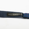 Holt Renfrew Red on Navy Blue Polka Dot Bow Tie