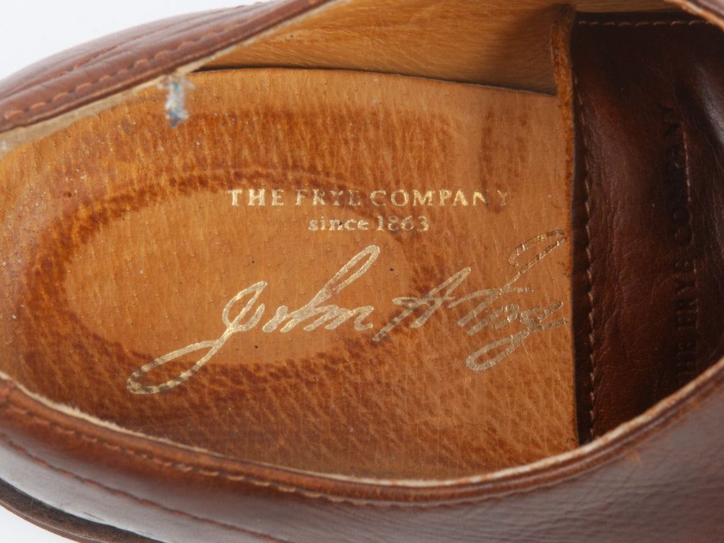 Frye Brown Leather Derby Shoes