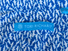 Tori Richard Blue Shark Print Short Sleeve Shirt