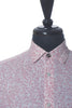 Ted Baker Brown Leaf Print Leemar Linen Blend Shirt