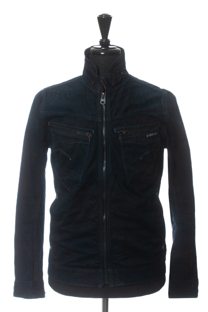 G-Star RAW Indigo Blue Riley Slim3D Jean Jacket