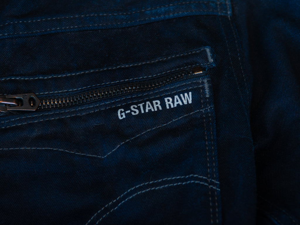 G-Star RAW Indigo Blue Riley Slim3D Jean Jacket