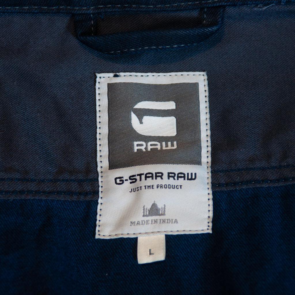 G-Star RAW Indigo Blue Riley Slim3D Jean Jacket