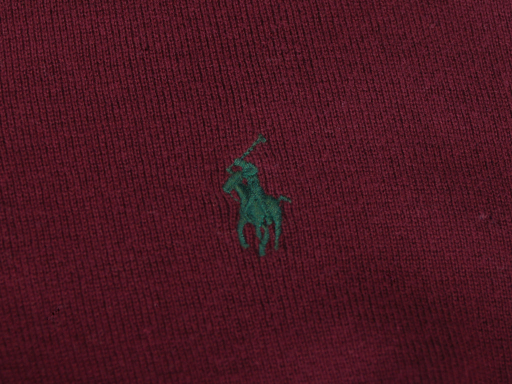 Polo Ralph Lauren NWT Merlot Cotton Crew Neck Sweater