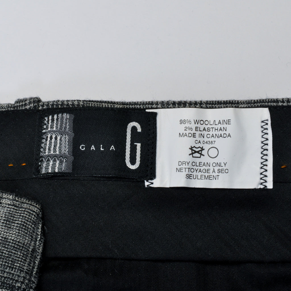 Gala Grey Check Wide Leg Trousers