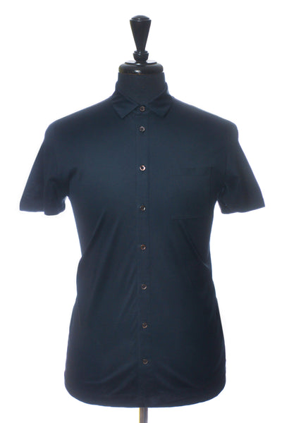 Hugo Boss Midnight Blue Slim Fit Mercerized Cotton Puno_03 Shirt
