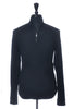 Hugo Boss Black Waffle Knit Sidney Quarter Zip Sweater