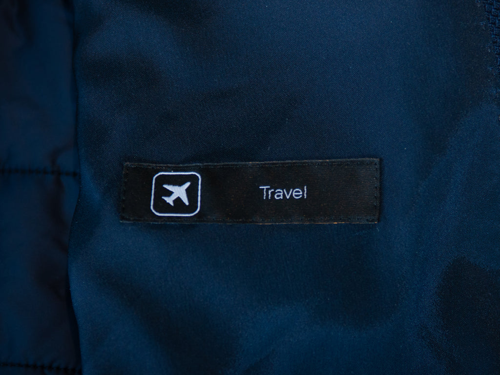 Hugo Boss Navy Blue Hadik1 Slim Fit Travel Blazer