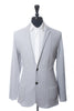 Maurizio Balldassari Cement Grey Knit Swacket Blazer