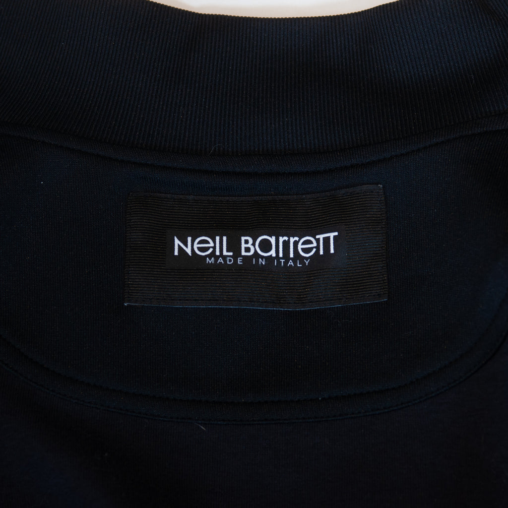 Neil Barrett Black Easy Fit Blouson Track Top Jacket