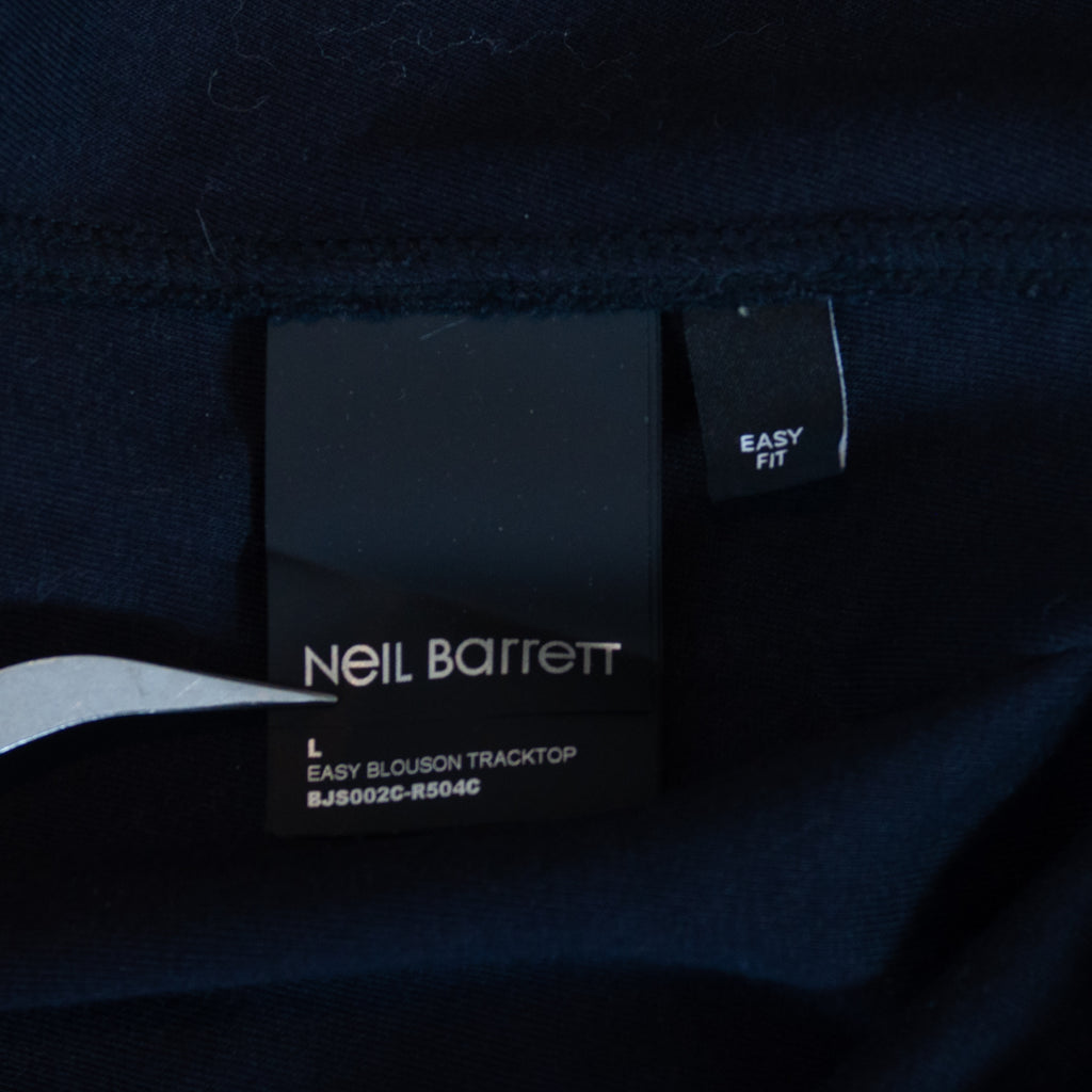 Neil Barrett Black Easy Fit Blouson Track Top Jacket